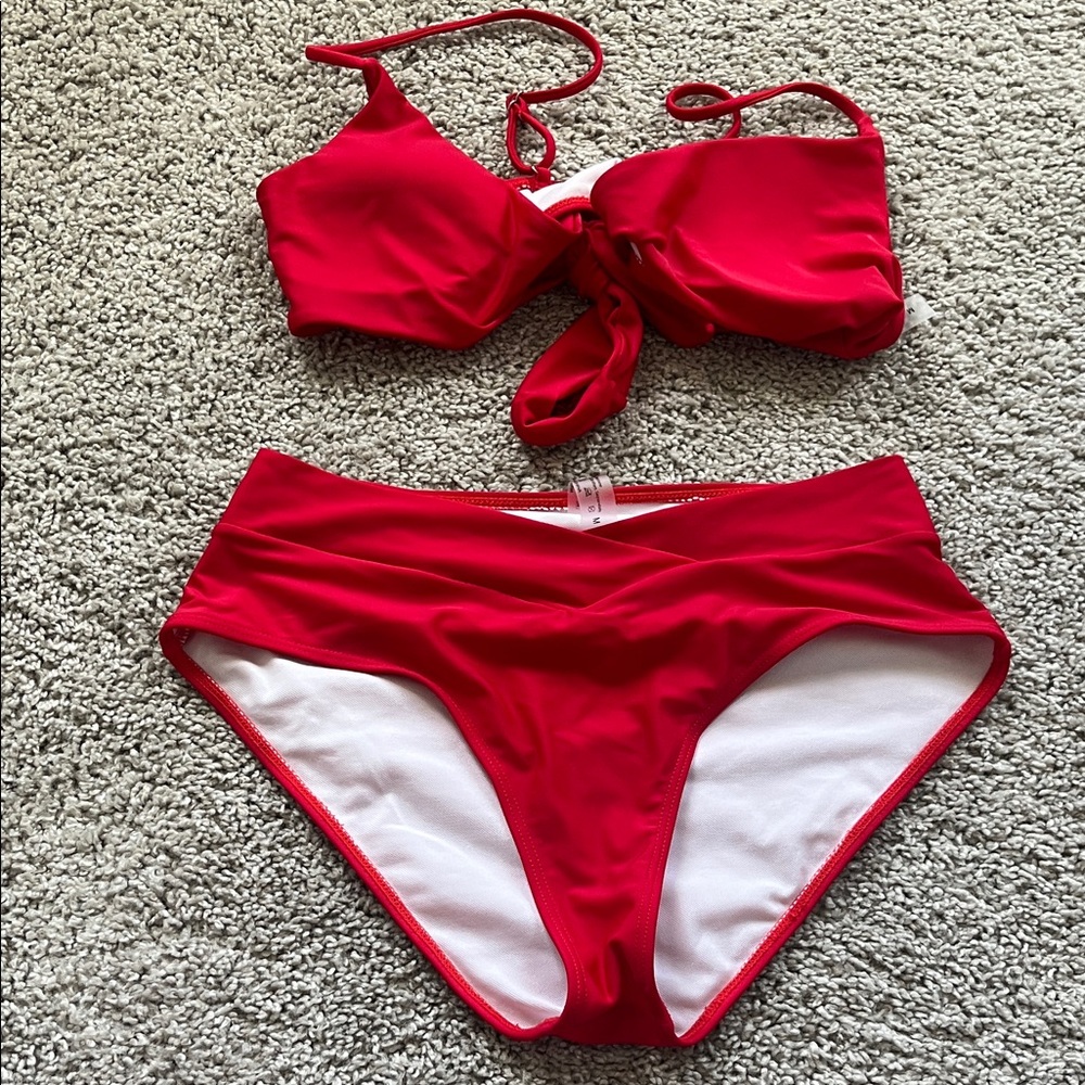 SHEIN Red Bikini Set